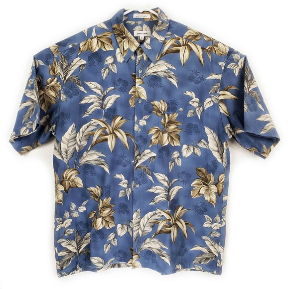 Pierre Cardin Other - Pierre Cardin Button Up Hawaiian Shirt S/S XL